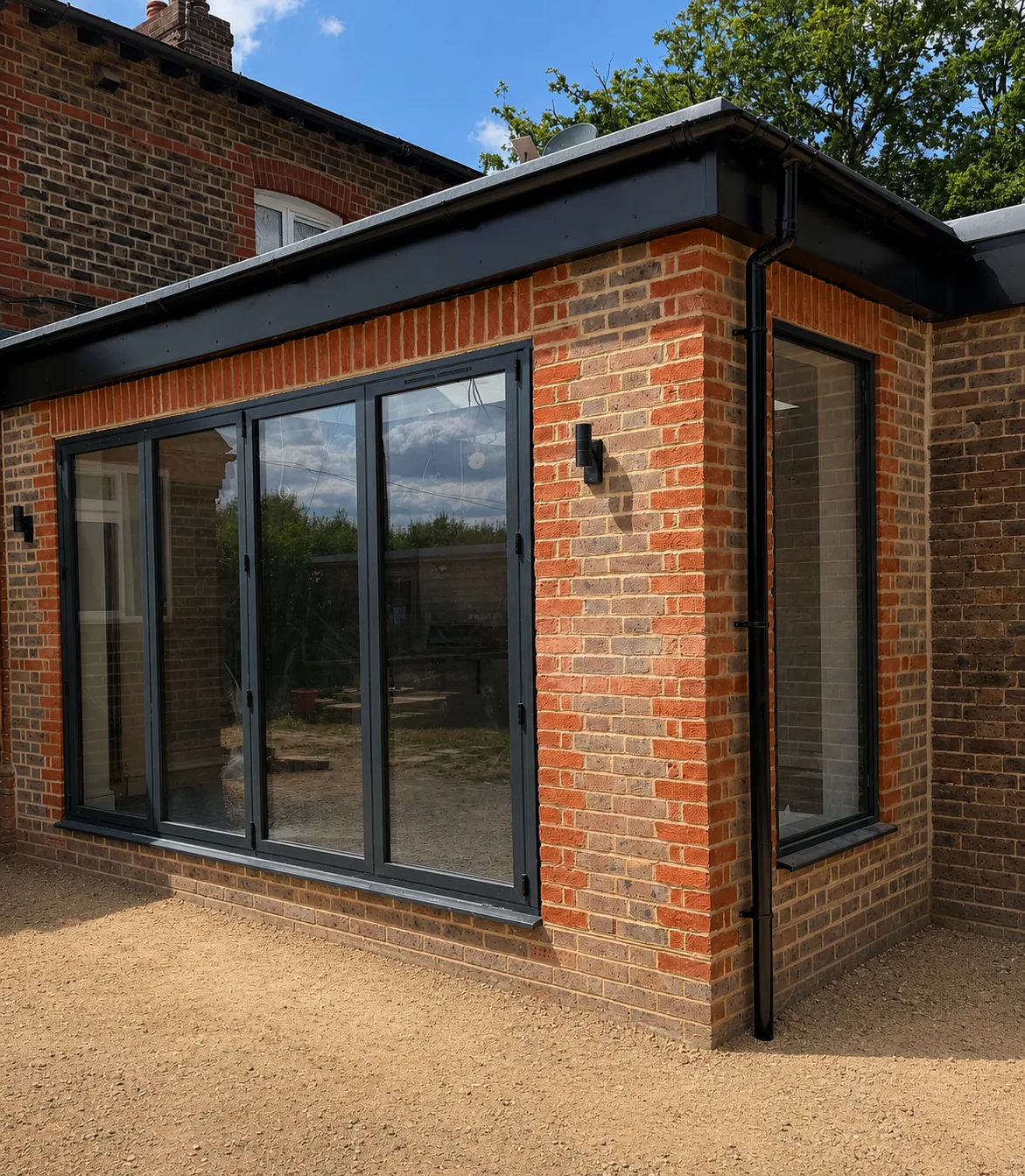 Completed Ashford side and wraparound extension