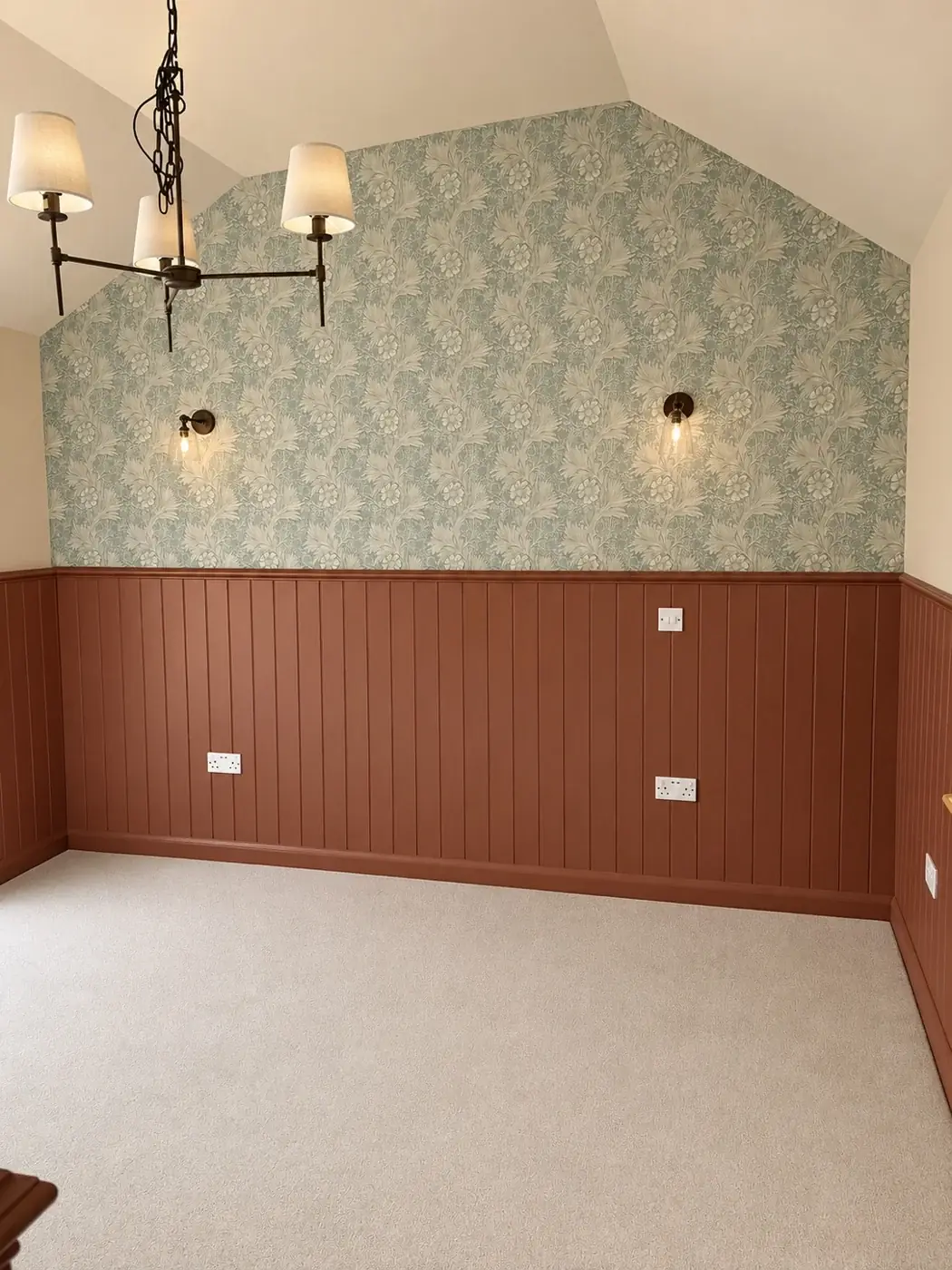 Finished bedroom in Battle extension