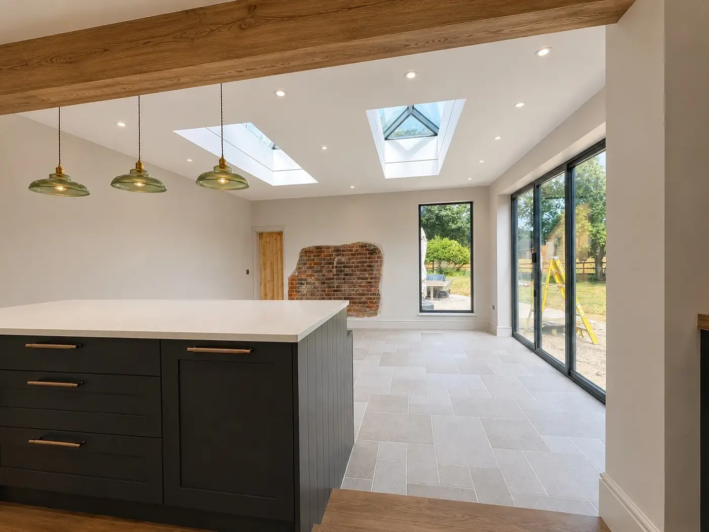 Completed Edenbridge extension and dining space